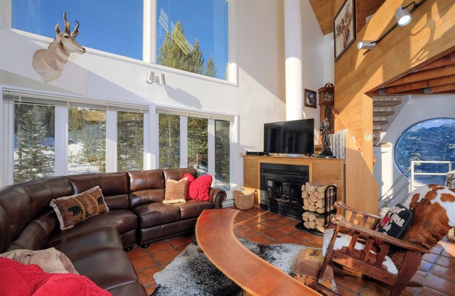 Ski in/out home w/private hot tub, sauna, fireplace & great views - Low Dog Mountain Chalet