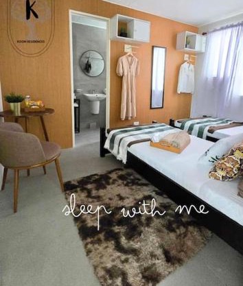 Sleep With Me Room cozy stay near Araneta Center