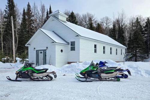 Snowmobile and Recharge! Renovated Toivola Church