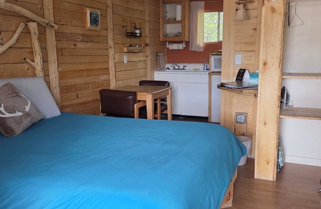 Snuggle In with Your Pet in True Colorado Style Room with Queen bed/Kitchenette