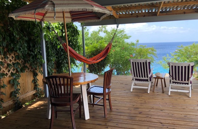 Sol Patch at Jeremi #1 - a seaside guest house over-looking the Caribbean.