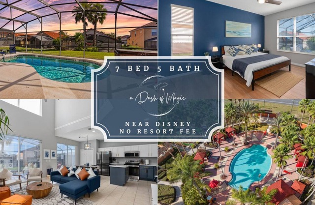 Solana Resort, 7bedroom, 5 bath Villa w/Pool, Hot Tub, & Game Room. Pet-Friendly