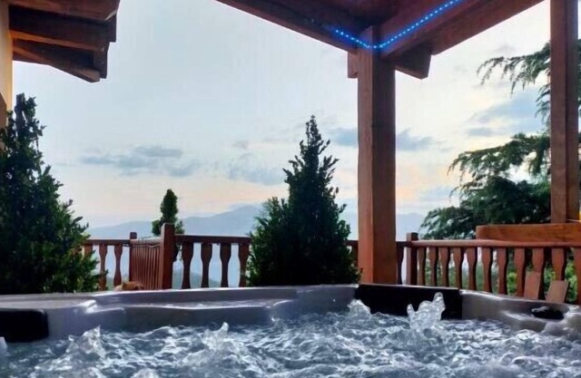 Spa privé Appt de charme Valberg vue panoramique montagne