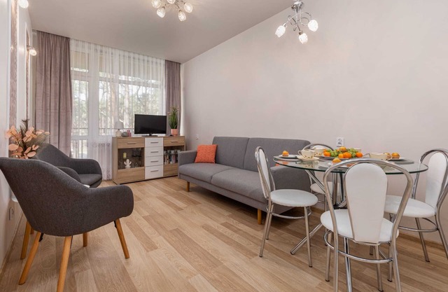 Spacerowa 6 Łukęcin | Tasteful Apartment | Balcony