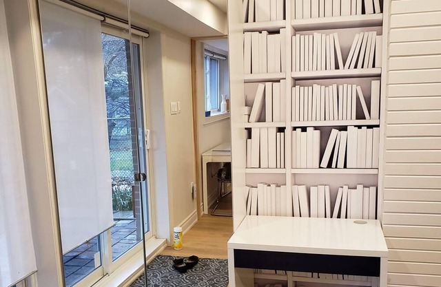 Spacious and private 2 bdrm unit in the heard of Toronto with parking and patio