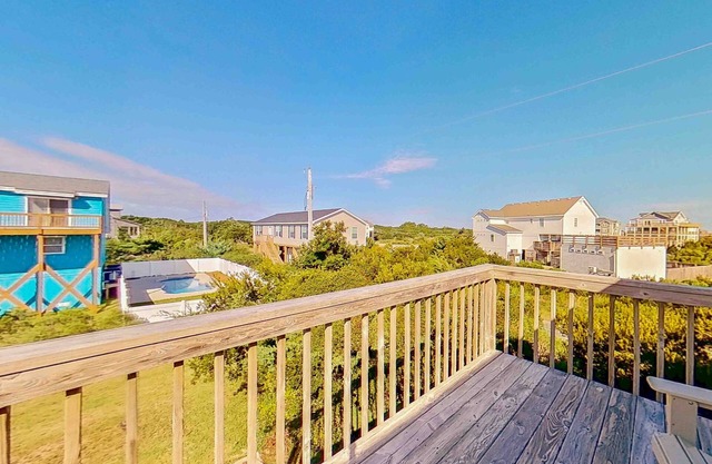 Spacious Avon home with Shared pool, balcony & modern comforts near the beach