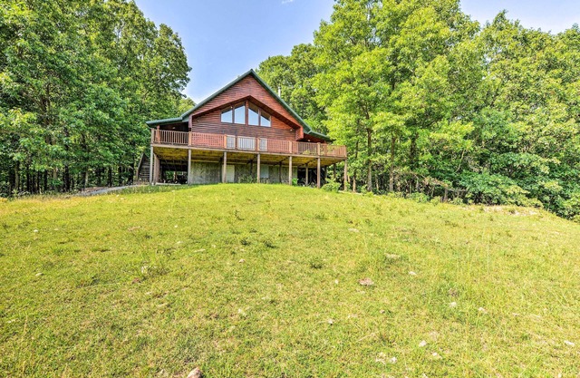 Spacious Log Cabin in Fairland, 1 Mi to Grand Lake