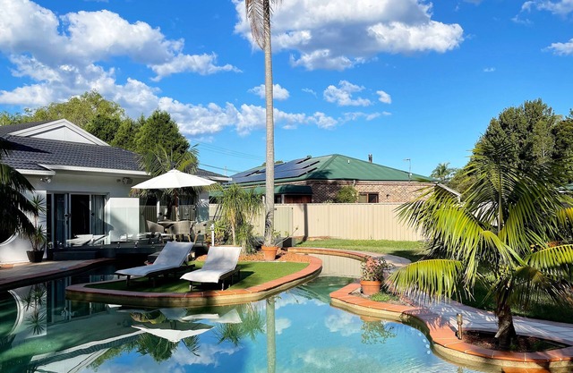 Spacious Poolside Haven in Port Stephens