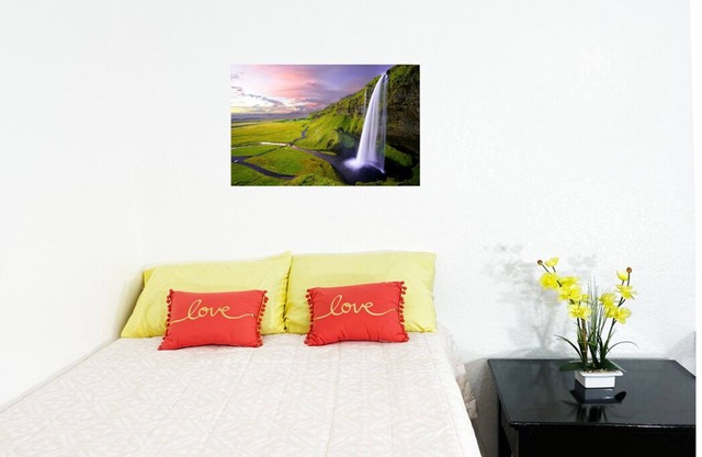 Spacious Private Bedroom in a House with private AC unit in room, big screen TV