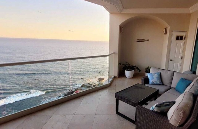 Spectacular Oceanfront Sunset View Condo in Rosarito w Heated Pool & Jacuzzis.