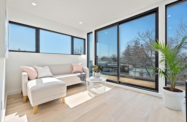 Spectacular sunrises and roof-top lake views in the heart of Wellington Village