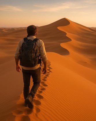 Star line for Desert camping and activities