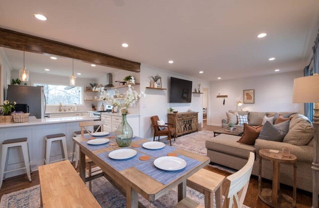 Staycation TV Featured "Crossing House" in Downtown Norcross with Chef's Kitchen