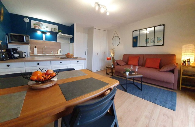 Studio 1 - 4 pers 300m from the beach with sea view
