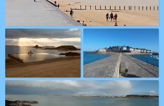 Studio 3 pers. 30m from the sea Saint-Malo prox. Beach Sillon, Intramuros, Thalasso