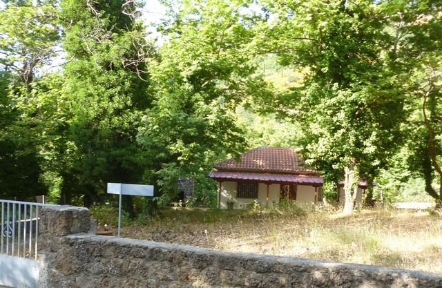 STUDIO AMONG THE PLATANS , BIRDS AND THE STREEMS WATERS