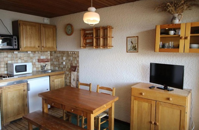 Studio cabine au pied des pistes avec balcon et parking - Auris en Oisans - FR-1-297-14