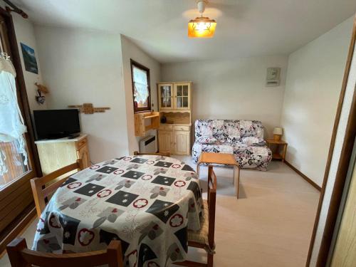 Studio calme avec balcon sud, parking, 4 pers max – Abondance - FR-1-692-100