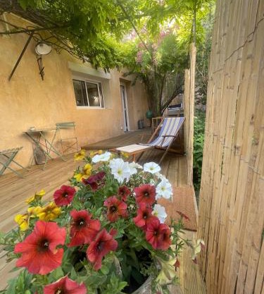 Studio Terrasse Le petit cabanon
