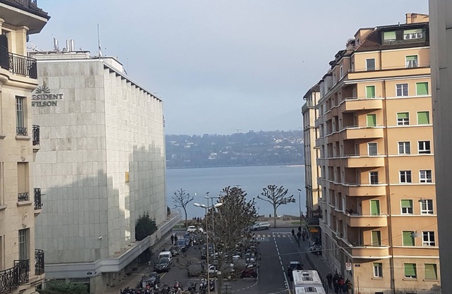 STUDIO WITH VIEW OF LAKE GENEVA