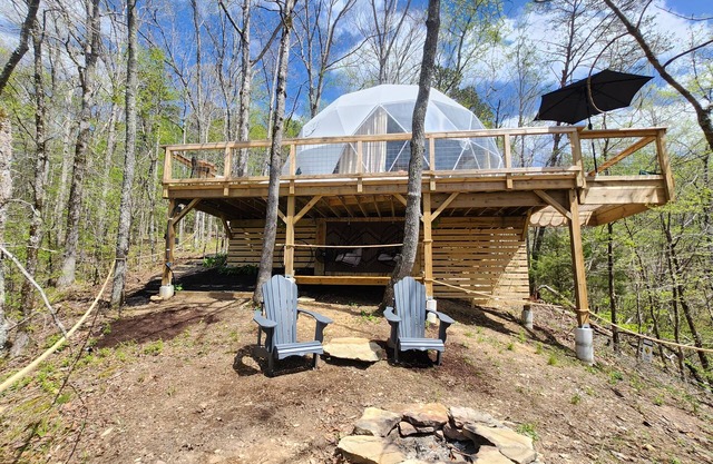 Stunning Lakeside Glamping Dome