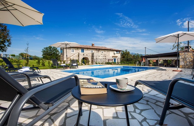 Stylish Istrian Retreat with Pool, Tennis Court & Outdoor Kitchen