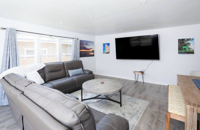 Stylish Retreat | Patio, Grill, Sleeps 7 w/Game Room