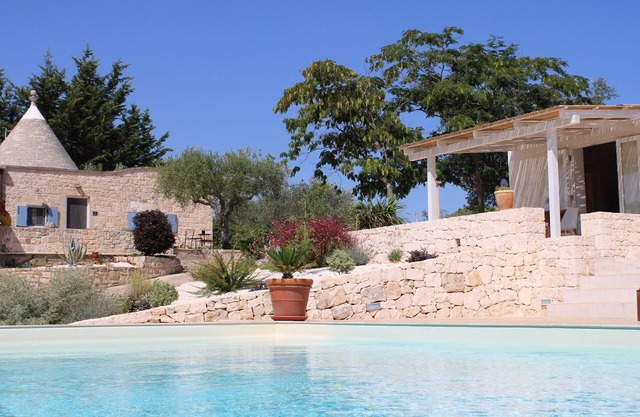 Stylishly restored trullo with private pool and stunning views