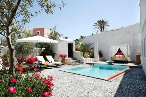 Super Luxury Santorini Villa Mansion Sophia Private Pool Beautiful Terrace 2 Bdr Megalochori