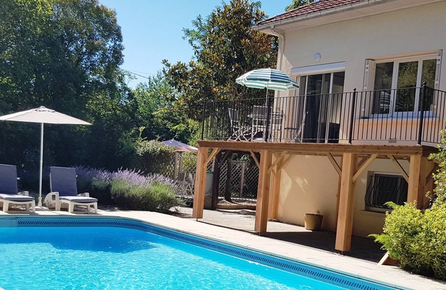 Superb contemporary 2 bedroom villa with private pool and huge gardens.