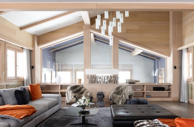 Superb luxury modern chalet with relaxation and fitness areas