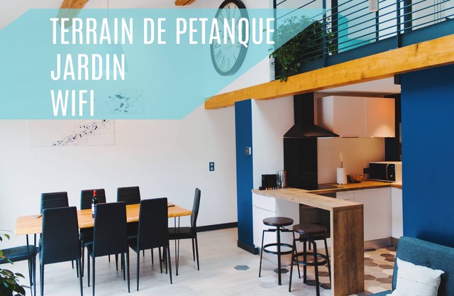 Superb renovated house - Garden - pétanque court - summer kitchen