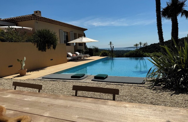 Superb villa with pool and exceptional vue, Golf of St.Tropez