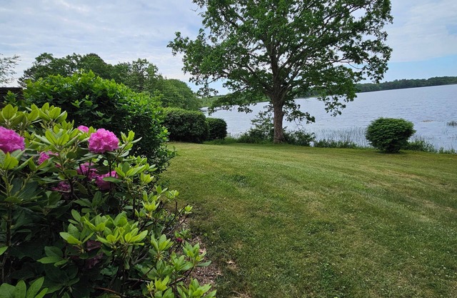Sweet quiet place on private pond and close to beaches.
