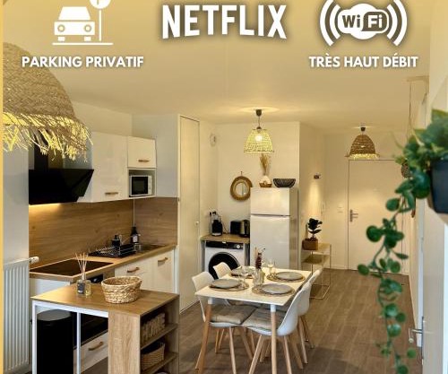T2 Cosy proche centre-ville - Balcon - Parking