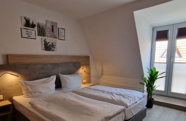 The apartments are located in the heart of the seaside resort of Ueckermünde.