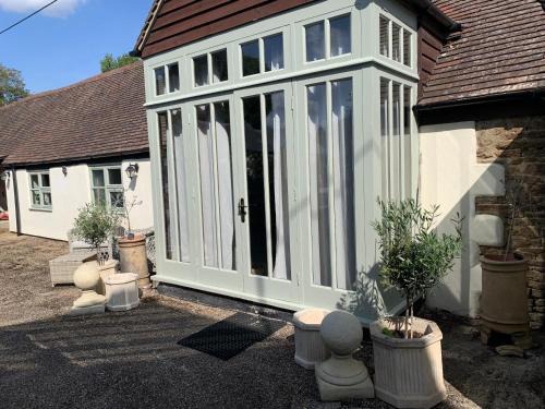 The Byre, converted barn king suite