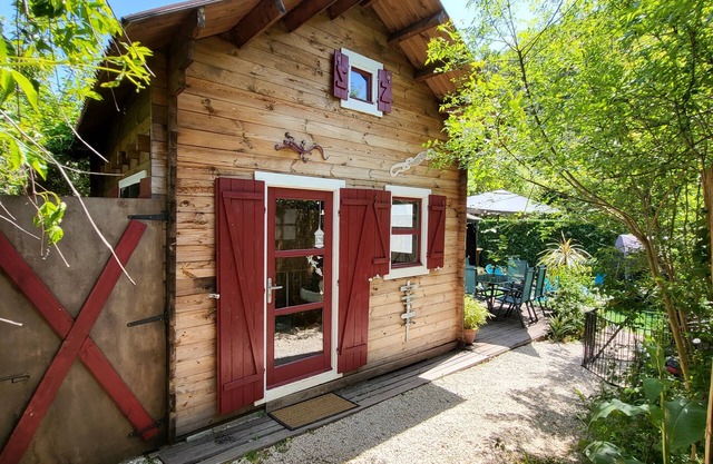 The chalet with jacuzzi and sauna