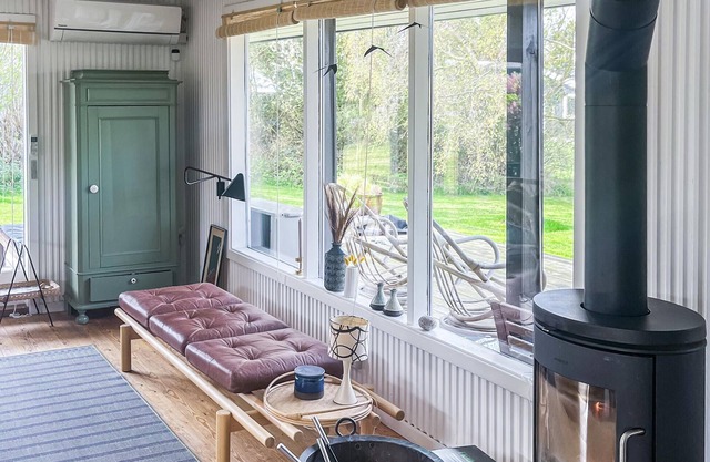 The cottage is situated on a beautiful natural plot bordering an unfenced marsh.