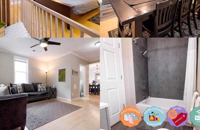 THE GRAY CORNER HOUSE BY GALLAUDET 3 BR 2 BA