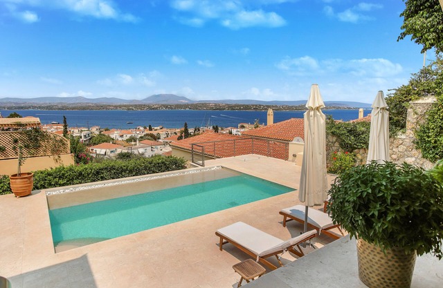 The Great Gatsby 6BR villa overlooking Spetses old town by JJ Hospitality-