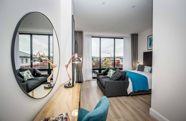The James Suites deluxe suite with Kitchen.