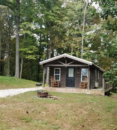 The Riverside - An Amish Built Log Cabin