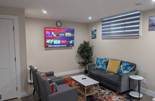 The Serene: 2-bedroom private basement suite