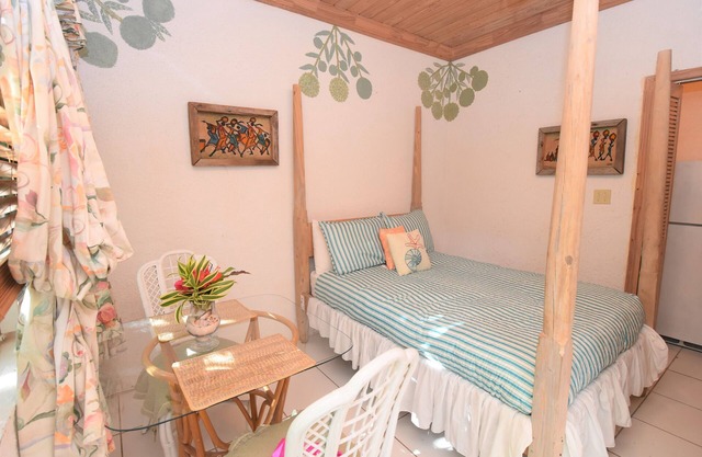 The Sugar Apple Studio 3 minute walk to the beautiful Pink Sand Beach