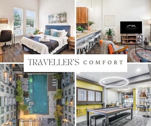 The Urban Elite, 1 Bedroom Suite Downtown Forth Worth, Resort Style Pool, Full Gym, Parking
