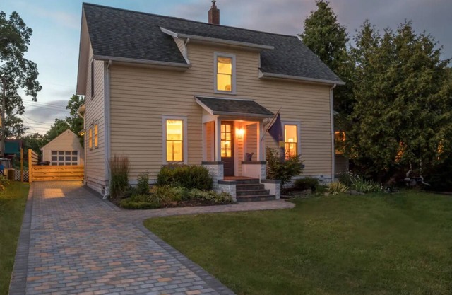 This house was originally located inside of what's now Michigan Stadium.