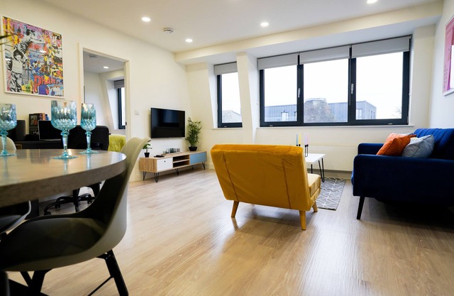 This unique Bedford apartment.