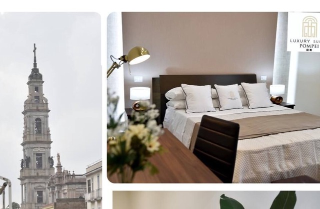 Three mini apartments a few steps from the sanctuary of Pompeii and the excavations.