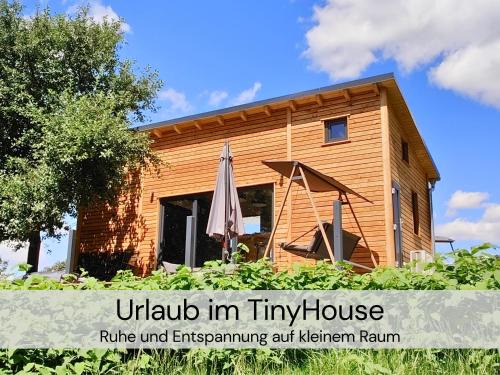 TinyHousebeiDresden unser größtes winziges Häuschen für bis zu 7 Personen, Kaminofen, große Terrasse - Nähe Sächsische Schweiz - Von Juni - September Mindestmietzeit 1 Woche Sa-Sa